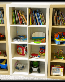 Toy and Book Cubby